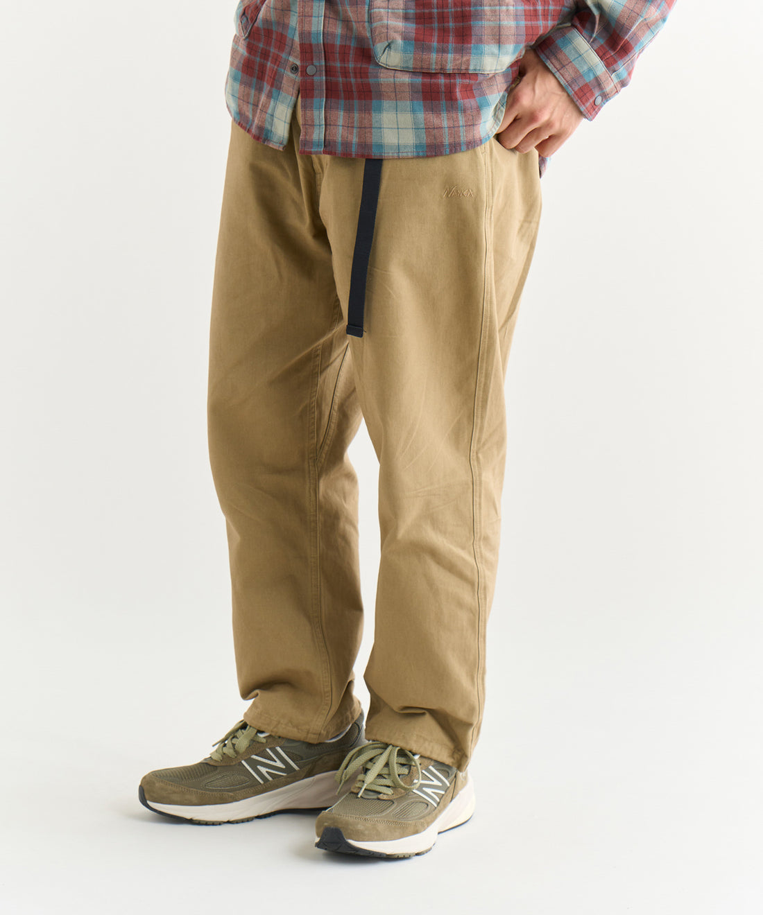 NANGA WEAVING BELT CHINO TAPERD PT / 可調式腰帶錐形機能長褲