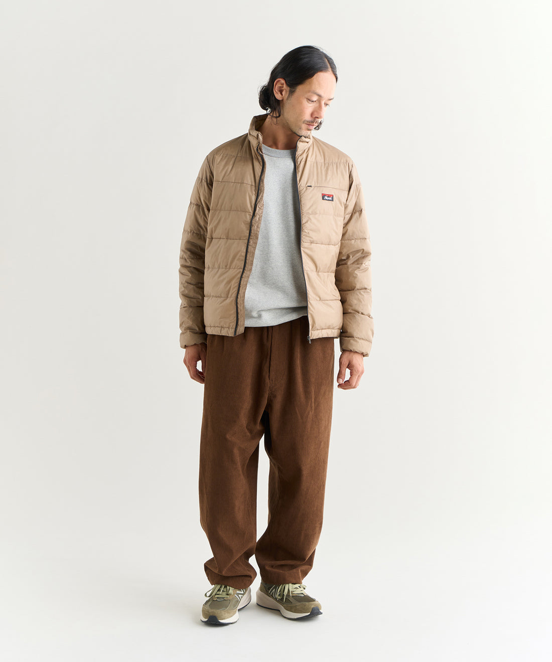 NANGA ATL DOWN ZIP BLOUSON / 輕量機能 立領 羽絨外套