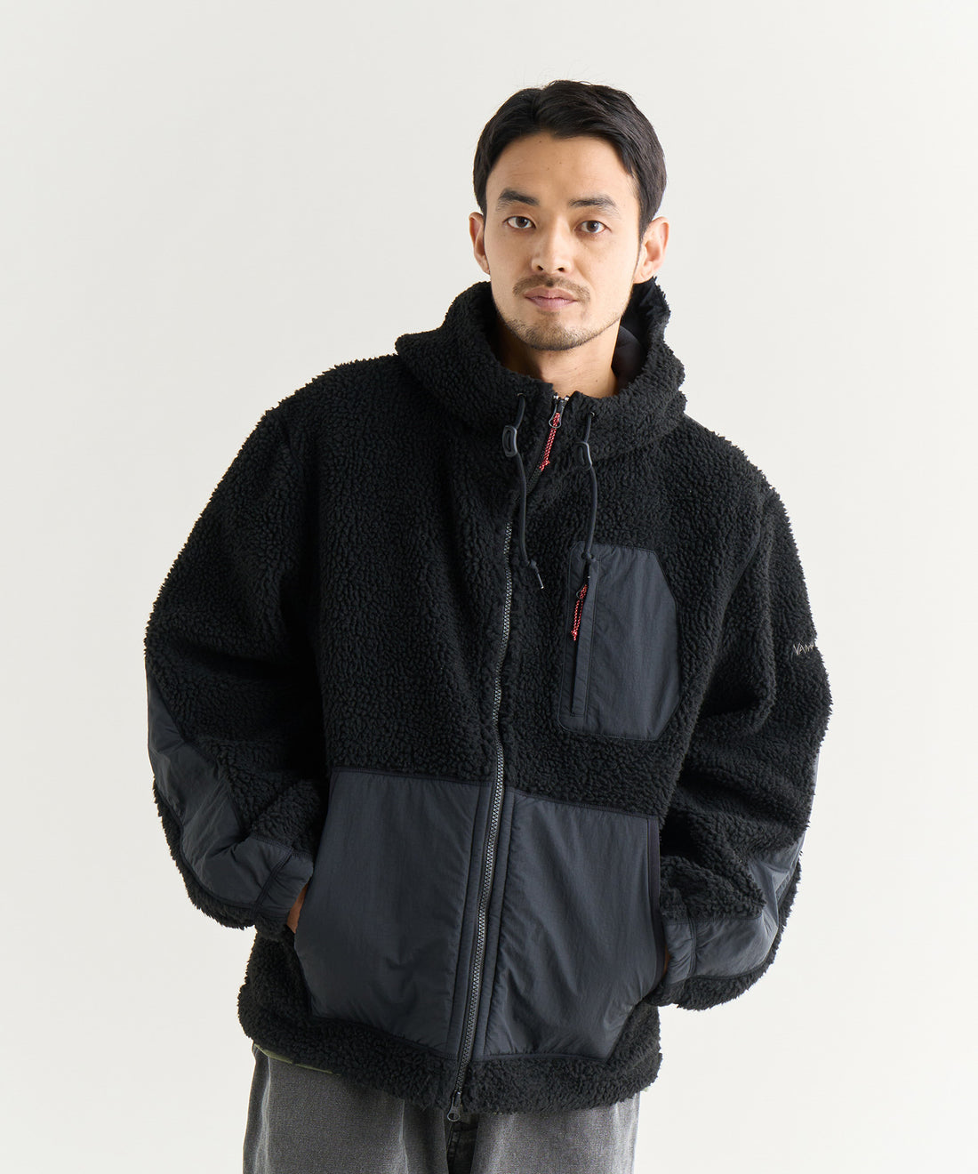 NANGA BOA FLEECE FULL ZIP PARKA(MEN) / 雙面 刷毛 防潑水 連帽外套