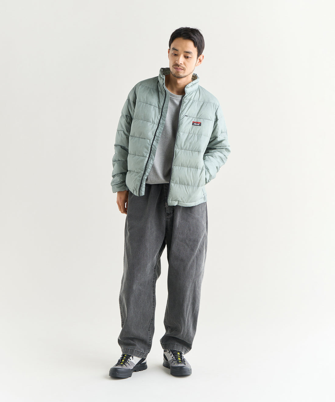 NANGA ATL DOWN ZIP BLOUSON / 輕量機能 立領 羽絨外套