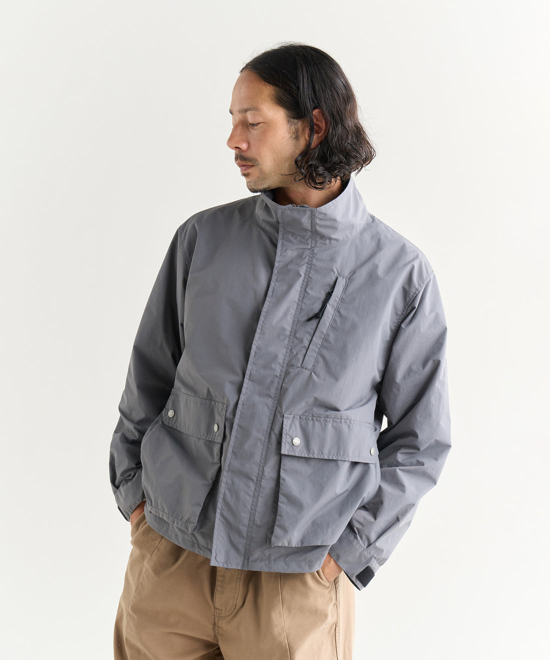 NANGA NYLON STAND COLLAR FIELD JKT / 尼龍立領外套 日本店舖限定