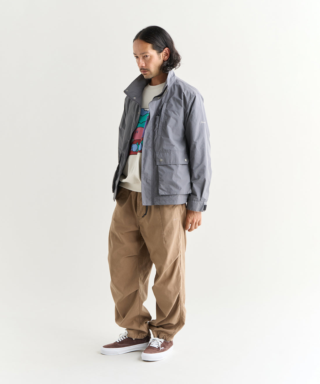 NANGA NYLON STAND COLLAR FIELD JKT / 尼龍立領外套 日本店舖限定