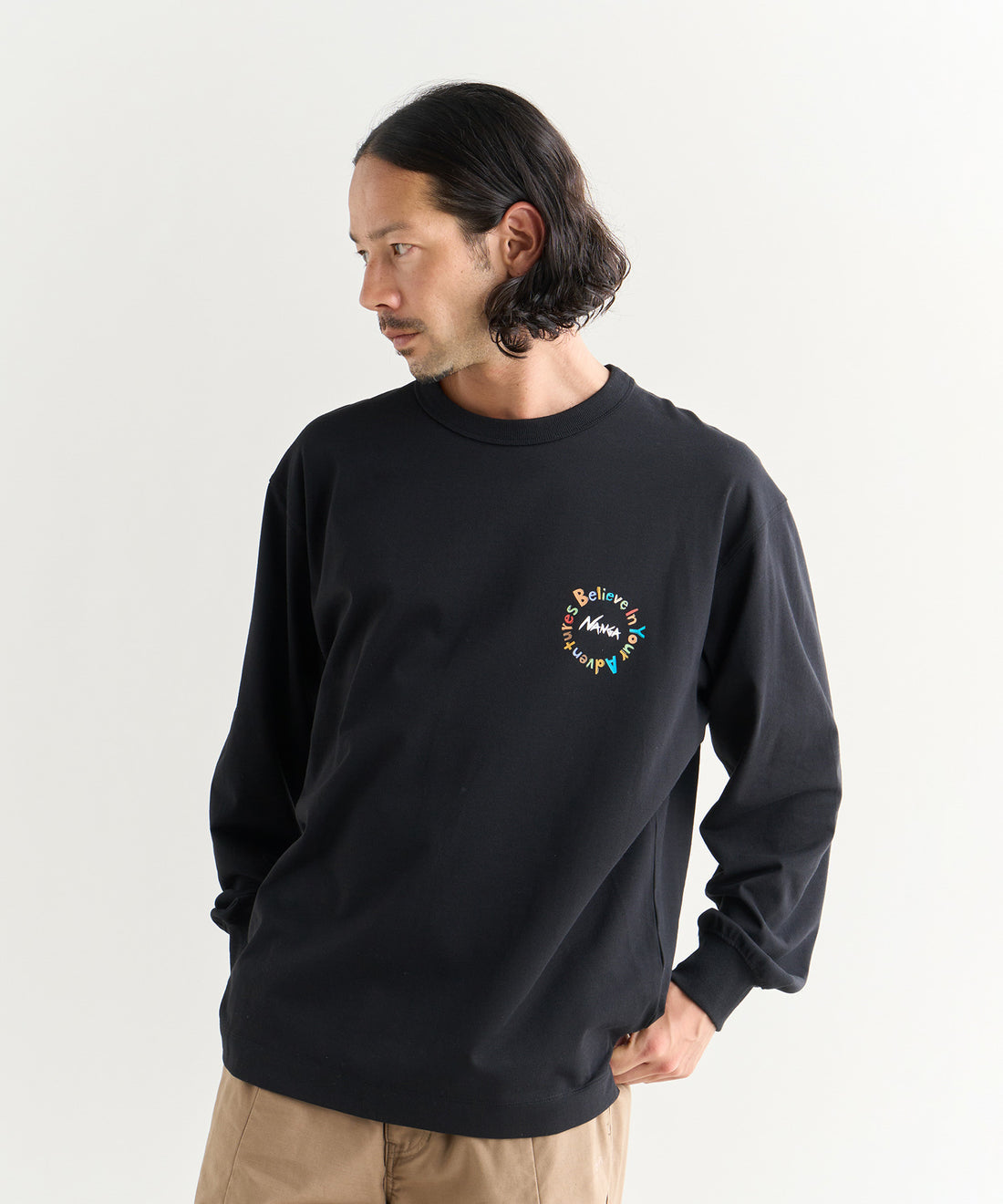 NANGA ECO HYBRID L/S TEE/BOU3 / 長袖T恤