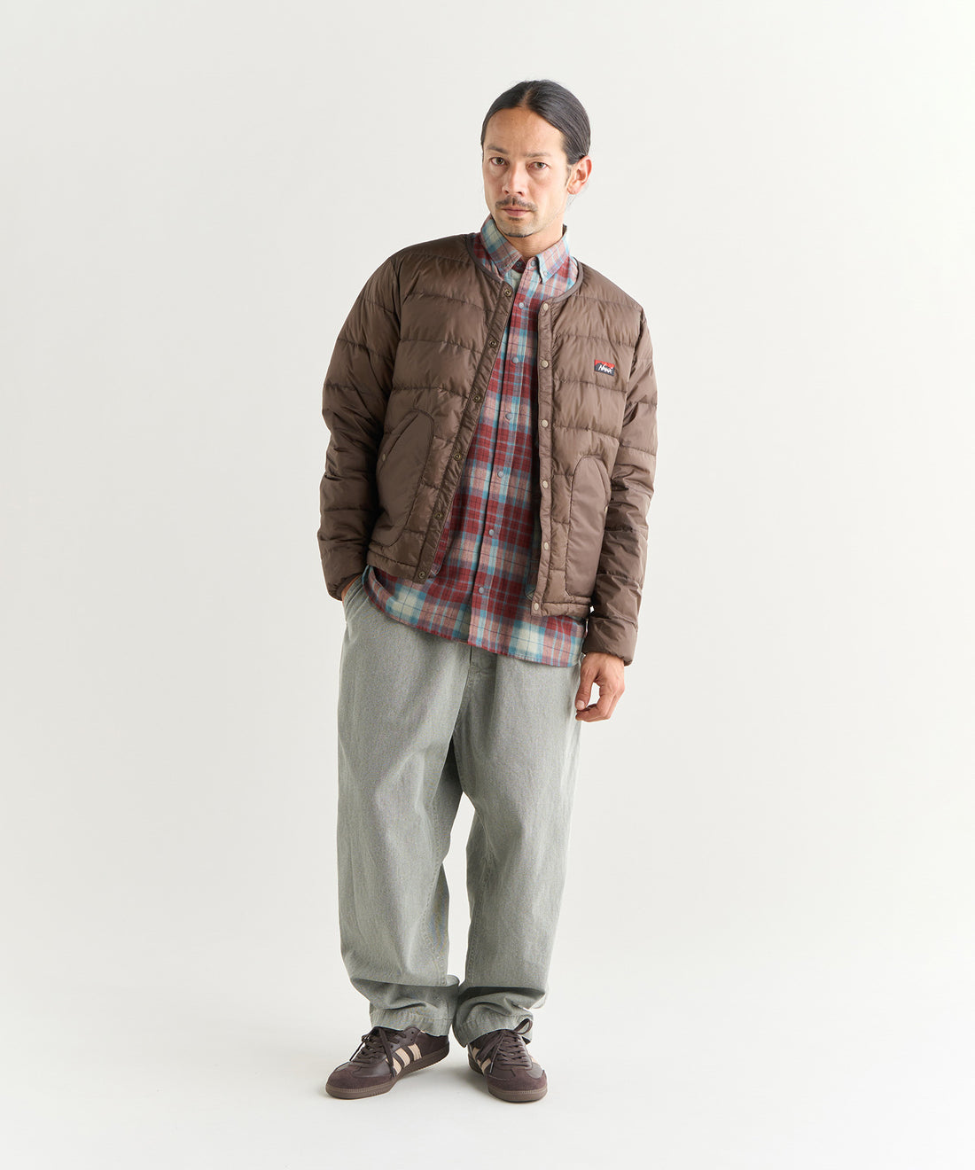 NANGA ATL DOWN CARDIGAN / 輕量機能 開襟 羽絨外套