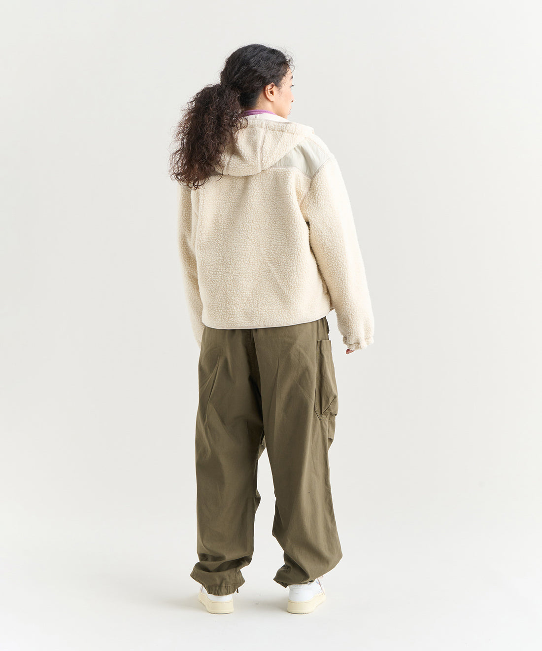 NANGA BACK SATIN EASY CARGO PT / 立體輪廓感後綿斜紋多口袋抽繩工作褲