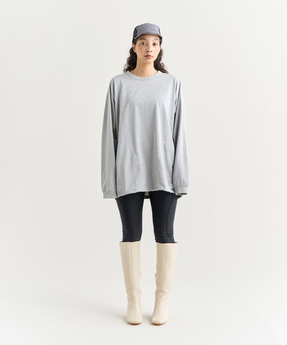 NANGA ECO HYBRID OVERSIZED L/S TEE(MEN) / 長袖機能T恤