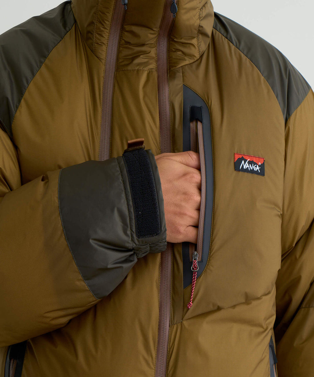 NANGA AURORA TEX LIGHT STAND COLLAR DOWN JACKET MIKAMI(MEN) / 旗艦極寒羽絨立領外套 男士