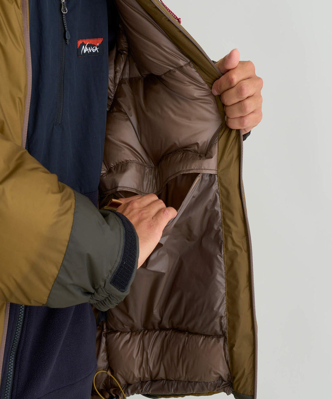 NANGA AURORA TEX LIGHT STAND COLLAR DOWN JACKET MIKAMI(MEN) / 旗艦極寒羽絨立領外套 男士