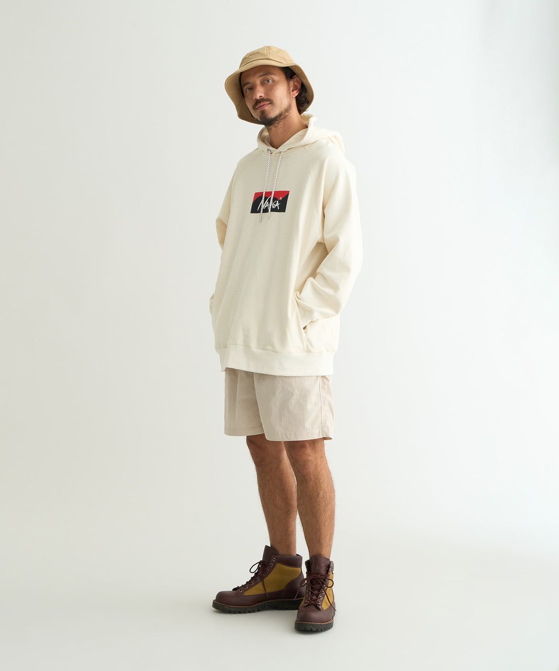 NANGA ECO HYBRID BOX LOGO / 連帽衫