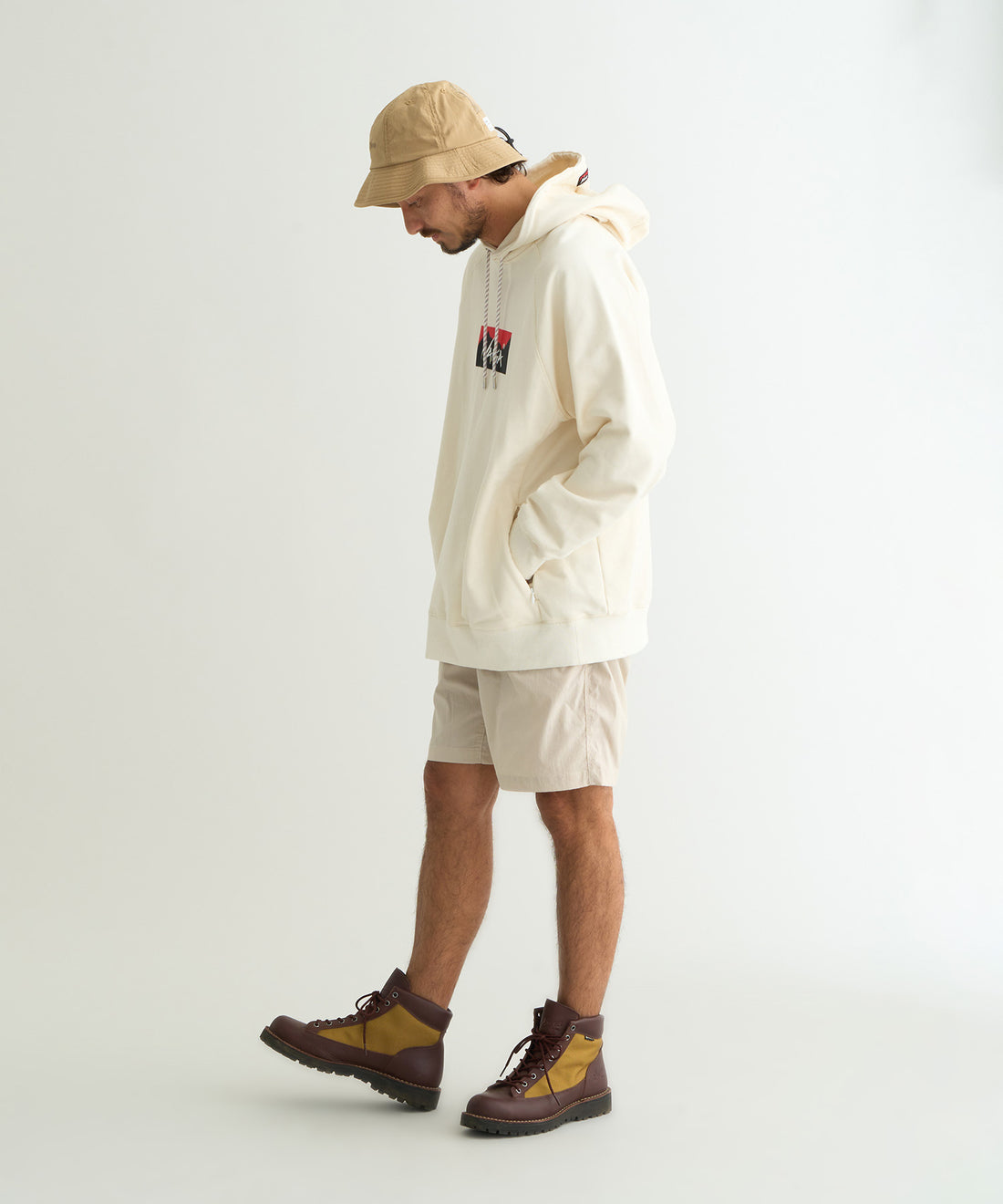 NANGA ECO HYBRID BOX LOGO / 連帽衫