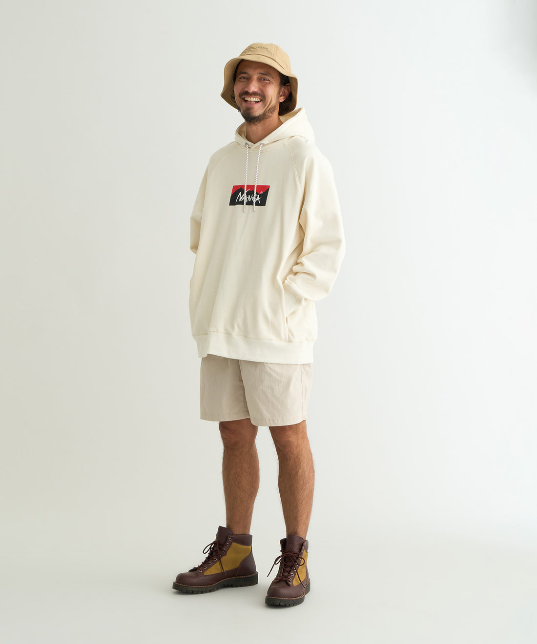 NANGA ECO HYBRID BOX LOGO / 連帽衫