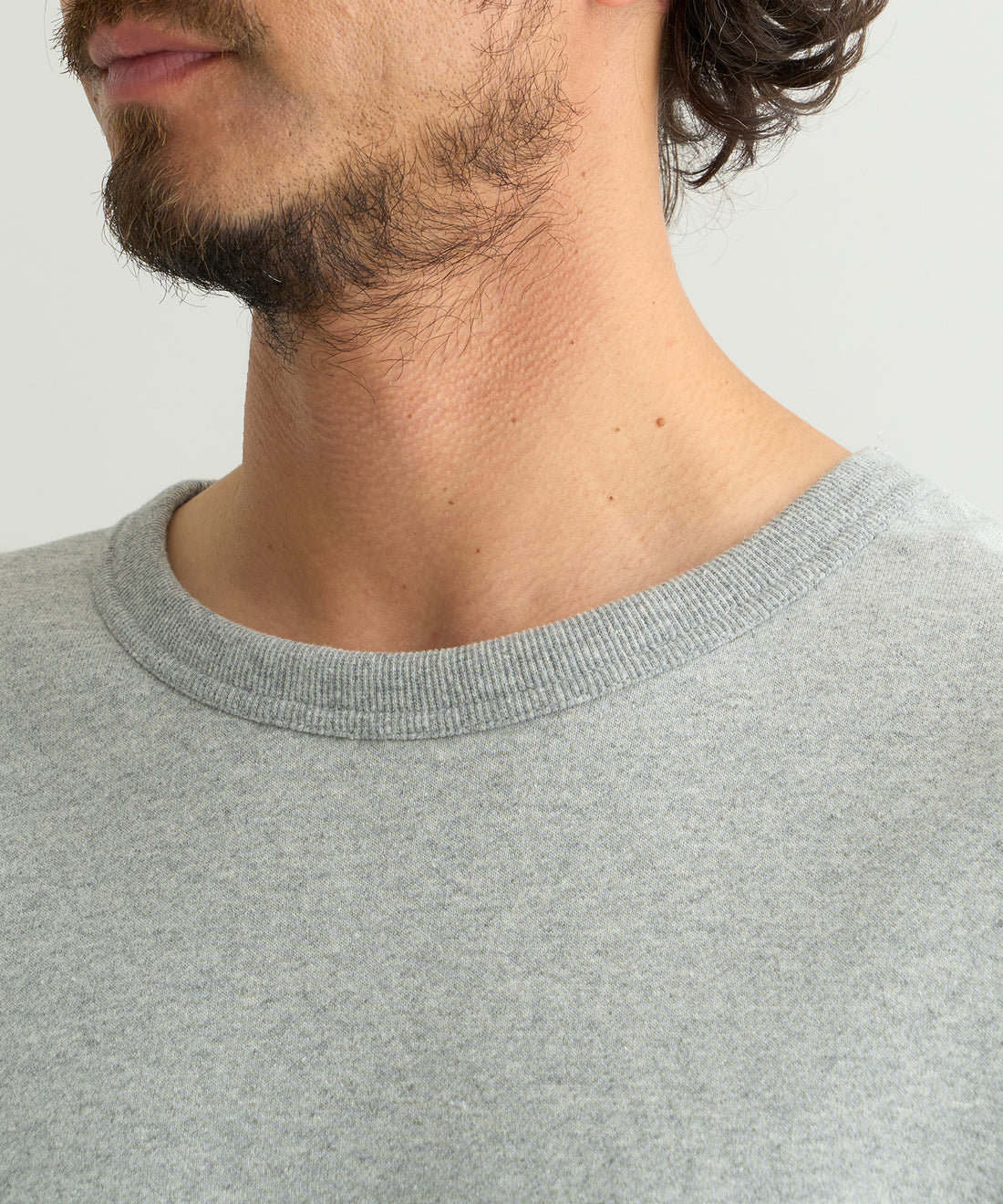 NANGA ECO HYBRID MINI BOX LOGO EMBROIDERY SWEATSHIRT / 刺繡小標 圓領衫