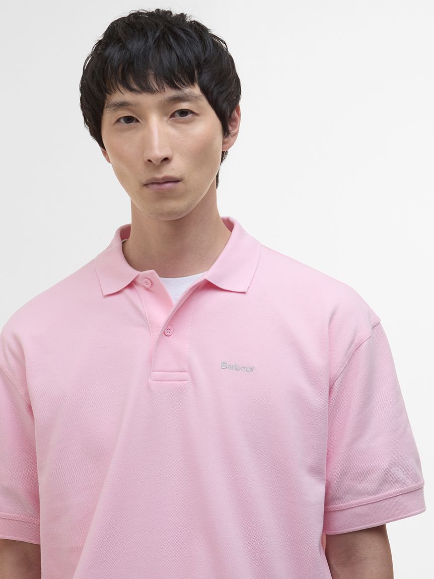 Barbour Hexham / 寬鬆 刺繡短袖 POLO 衫