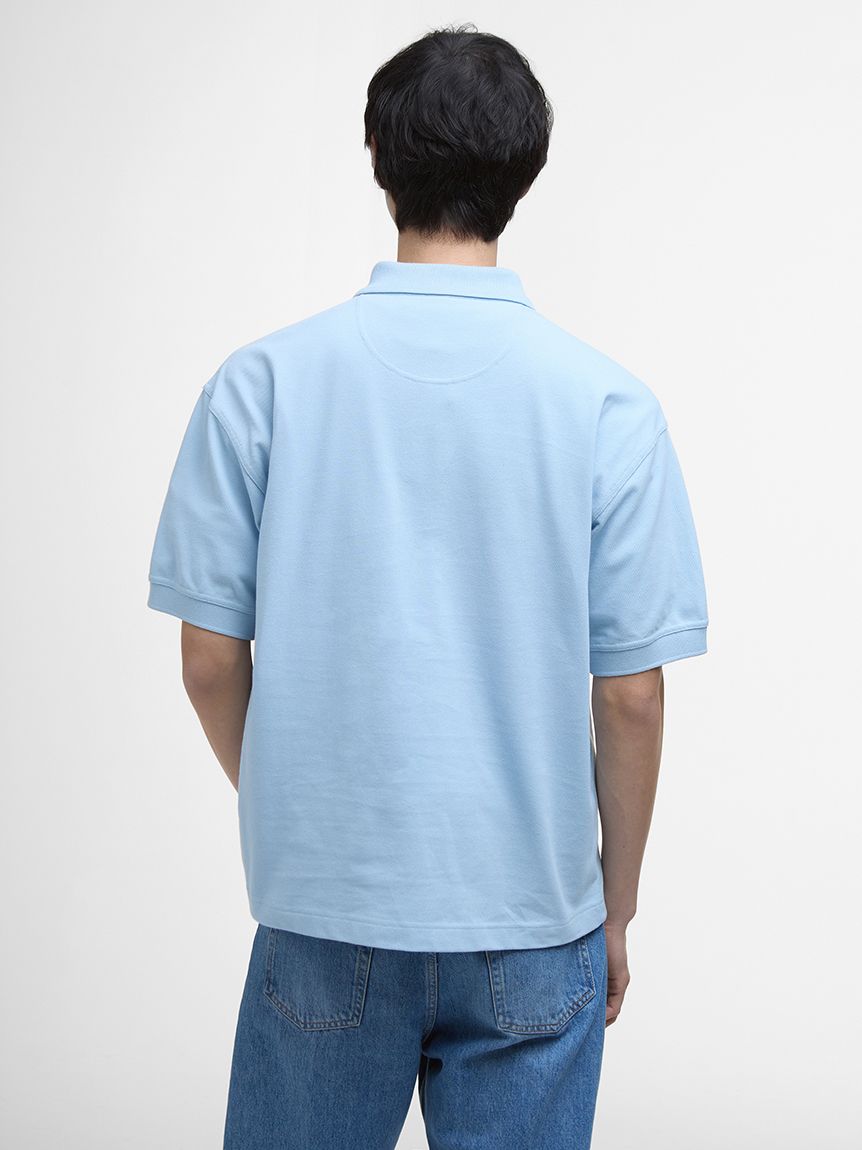 Barbour Hexham / 寬鬆 刺繡短袖 POLO 衫