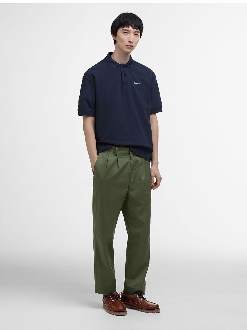 Barbour Hexham / 寬鬆 刺繡短袖 POLO 衫