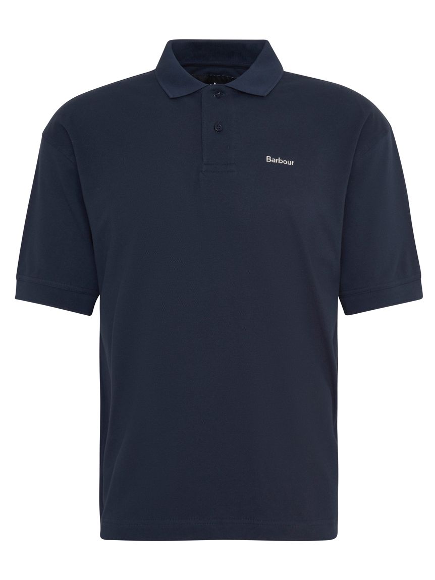 Barbour Hexham / 寬鬆 刺繡短袖 POLO 衫