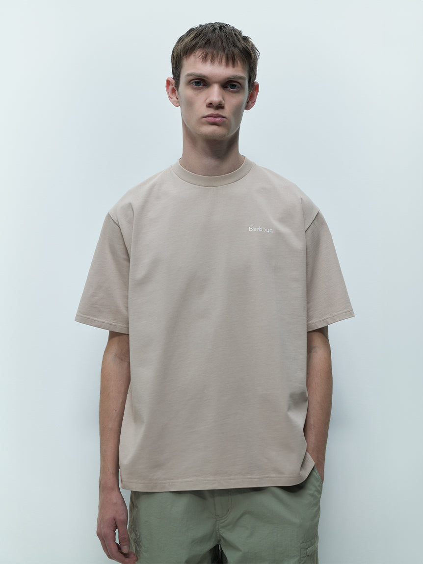 Barbour "JAPAN LIMITED" / 日本限定 刺繡 LOGO 短袖T恤