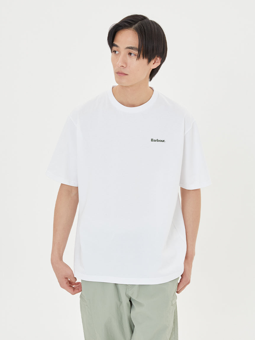 Barbour "JAPAN LIMITED" / 日本限定 刺繡 LOGO 短袖T恤