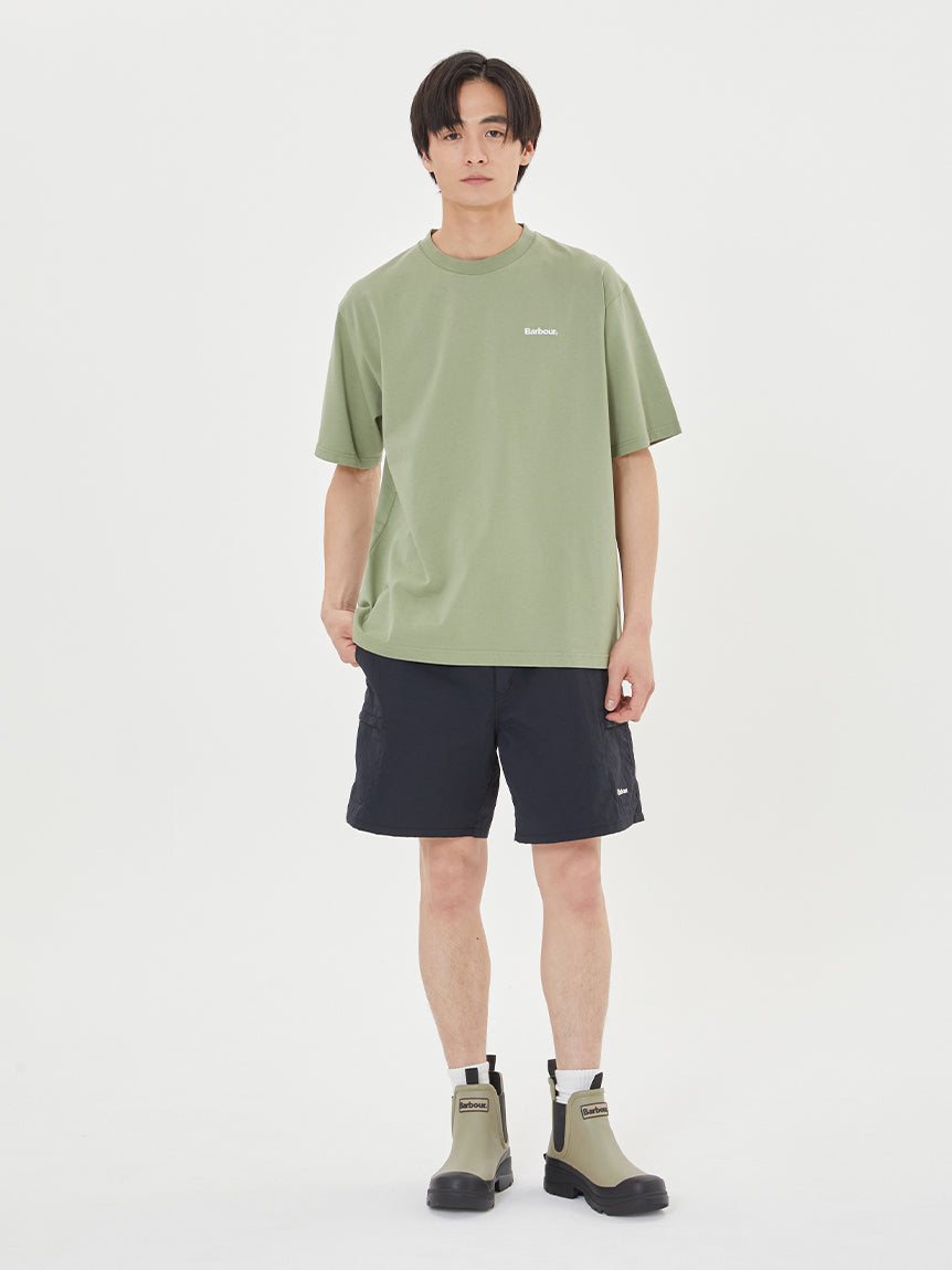 Barbour "JAPAN LIMITED" / 日本限定 刺繡 LOGO 短袖T恤