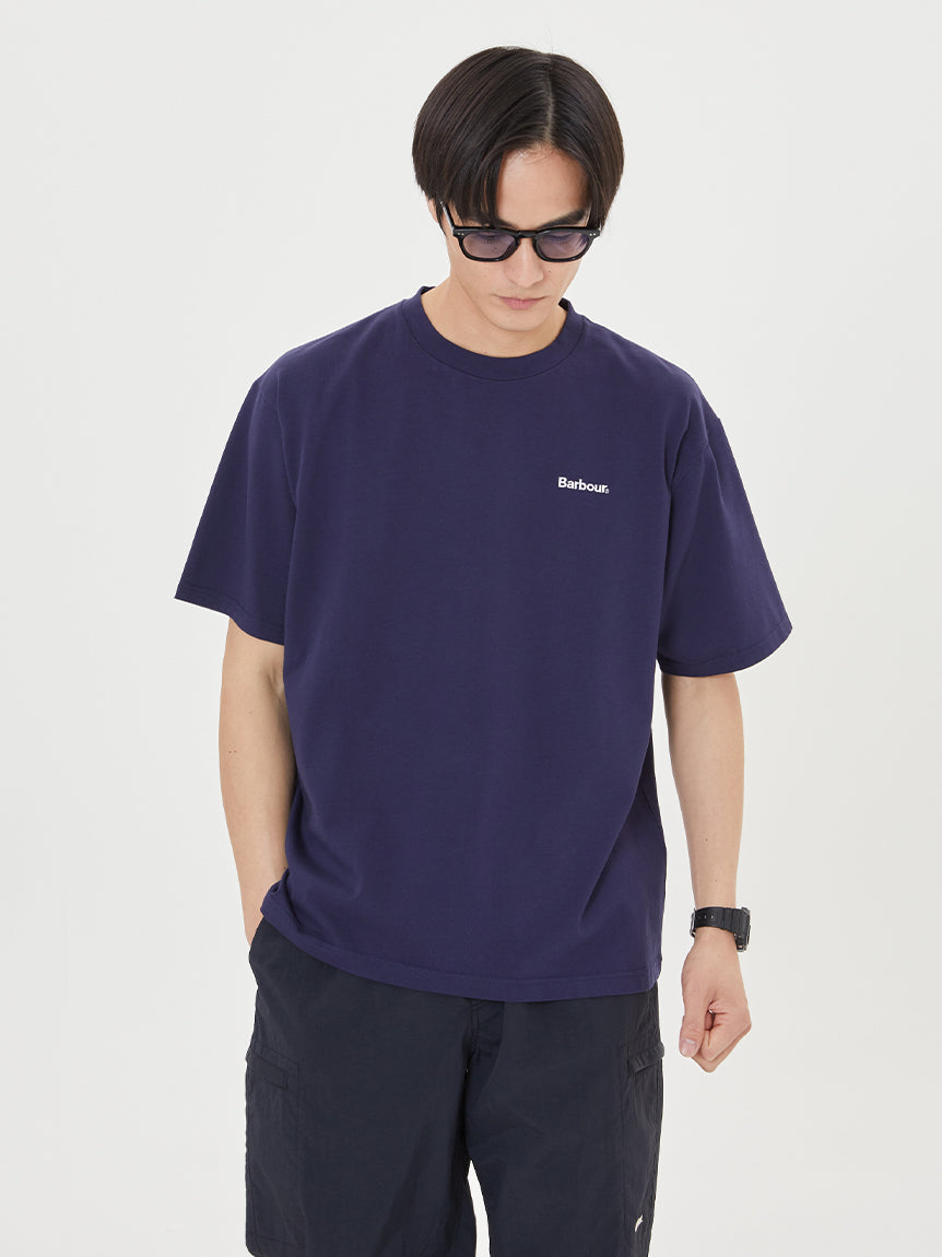 Barbour "JAPAN LIMITED" / 日本限定 刺繡 LOGO 短袖T恤