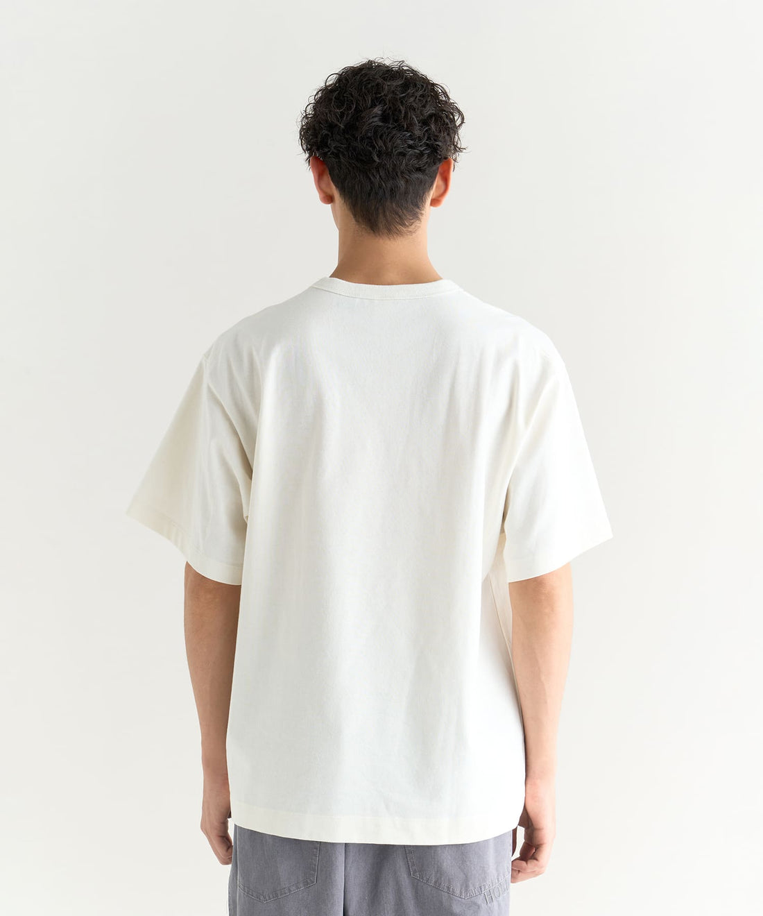 NANGA ECO HYBRID BOX LOGO EMBROIDERY TEE(UNISEX) / 中性款 小標 短袖T恤