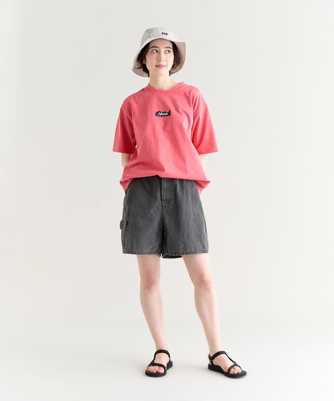 NANGA ECO HYBRID MT LOGO TEE(UNISEX) / 中性 大標誌 短袖T恤