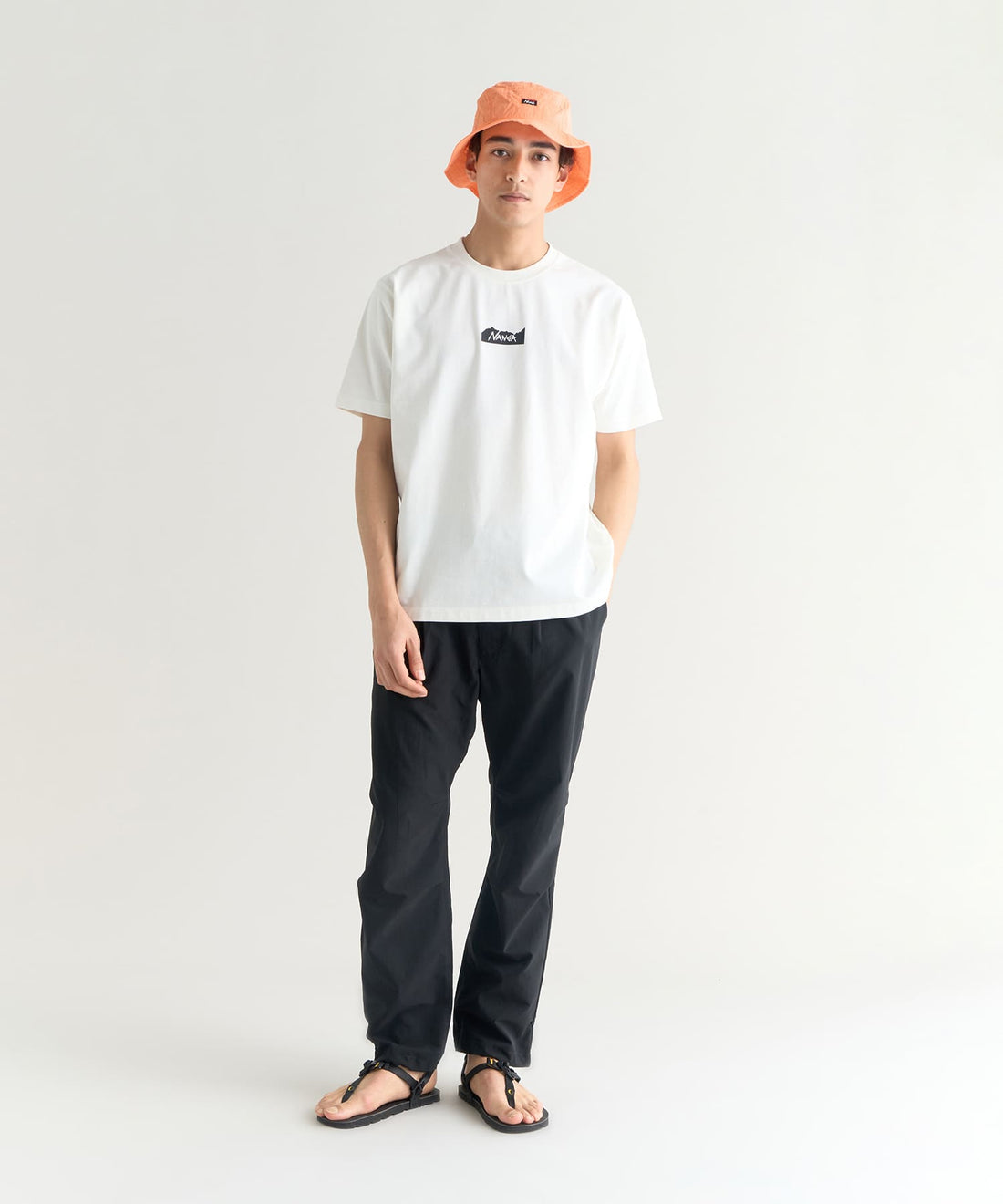 NANGA ECO HYBRID MT LOGO TEE(UNISEX) / 中性 大標誌 短袖T恤