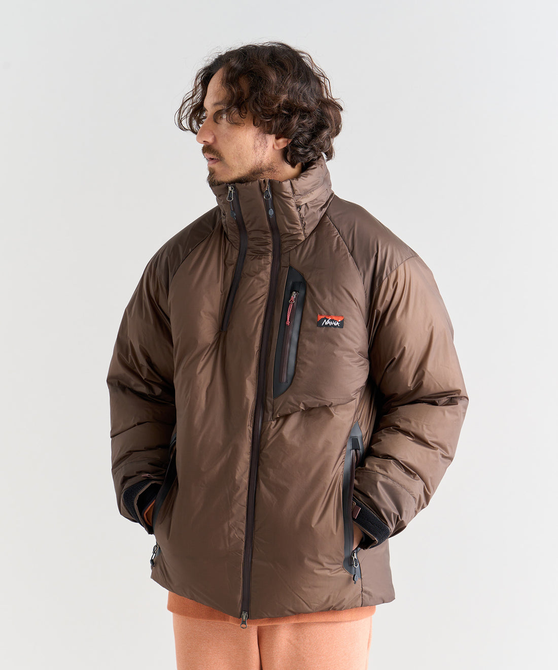 NANGA AURORA TEX LIGHT STAND COLLAR DOWN JACKET MIKAMI(MEN) / 旗艦極寒羽絨立領外套 男士