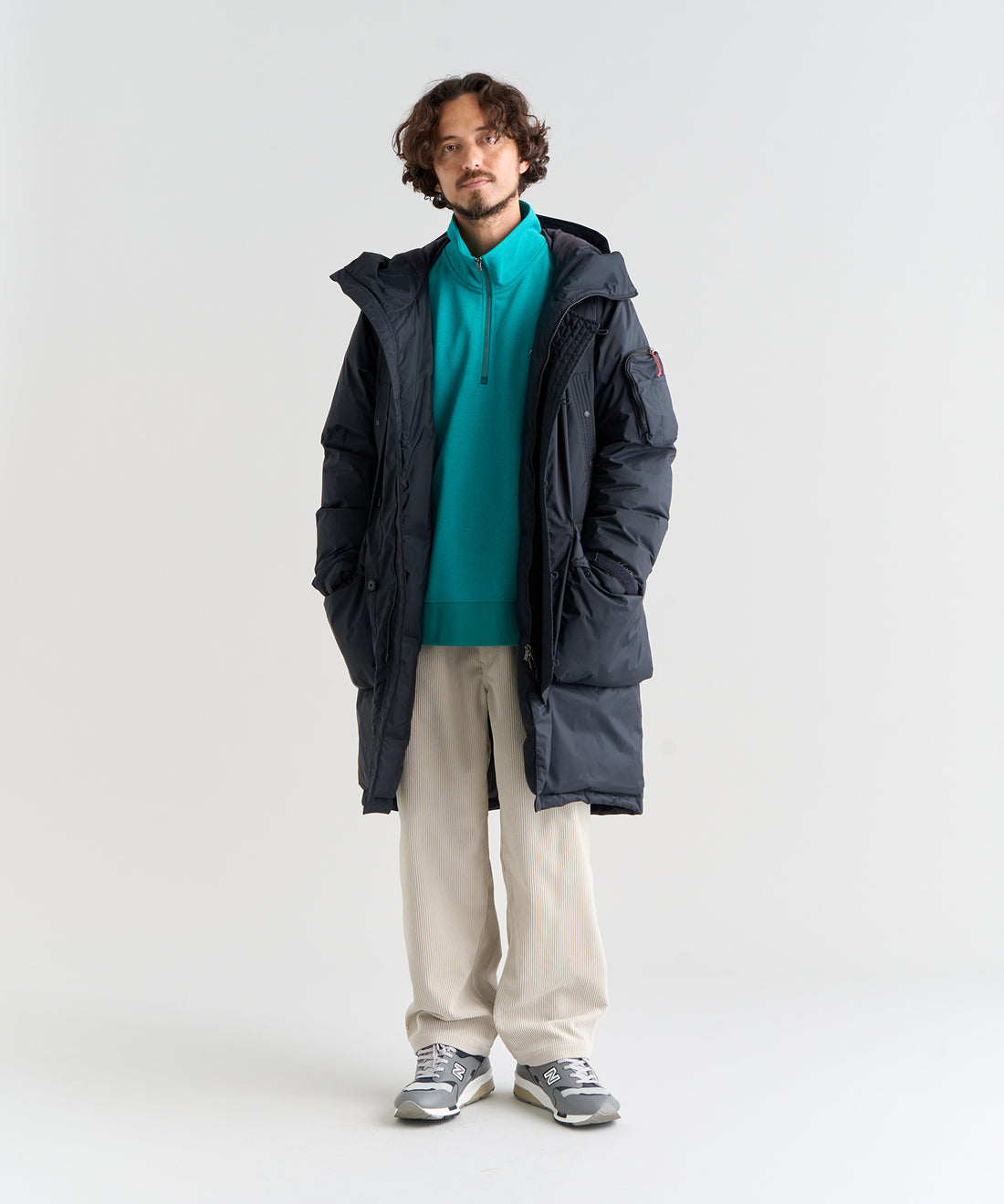 NANGA AURORA TEX DOWN FIELD HALF COAT(MEN) / 機能型軍事輪廓 羽絨外套