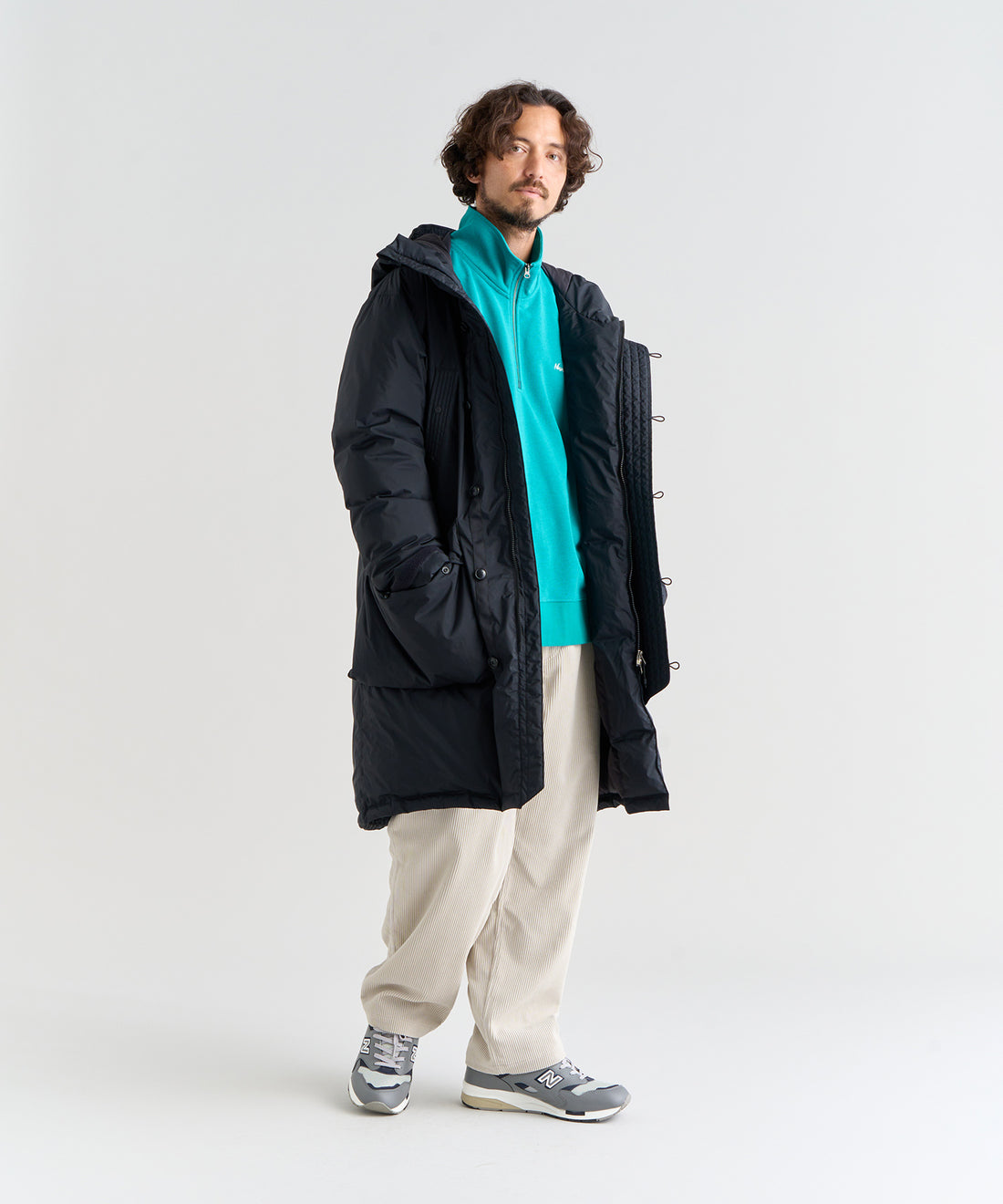 NANGA AURORA TEX DOWN FIELD HALF COAT(MEN) / 機能型軍事輪廓 羽絨外套