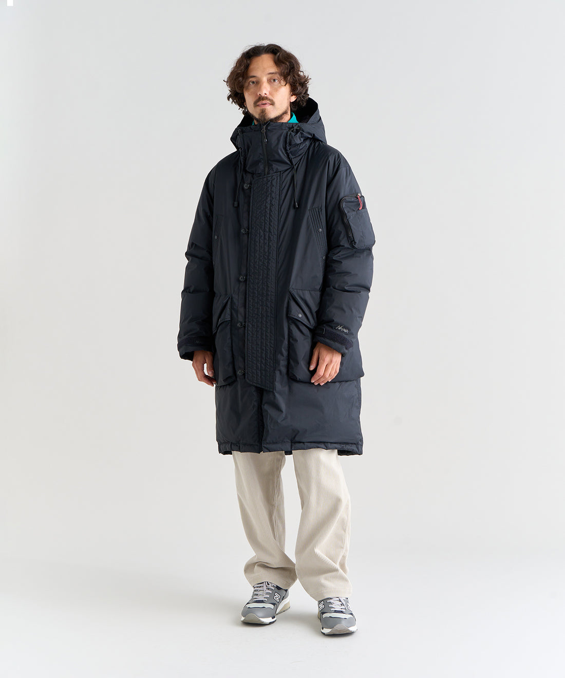 NANGA AURORA TEX DOWN FIELD HALF COAT(MEN) / 機能型軍事輪廓 羽絨外套
