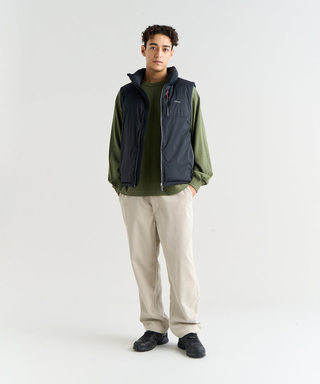 NANGA AURORA TEX STAND COLLAR DOWN VEST(MEN) / 極光羽絨背心外套 男士