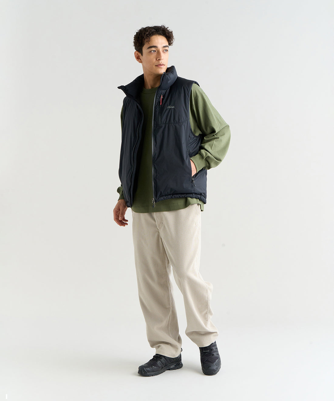 NANGA AURORA TEX STAND COLLAR DOWN VEST(MEN) / 極光羽絨背心外套 男士