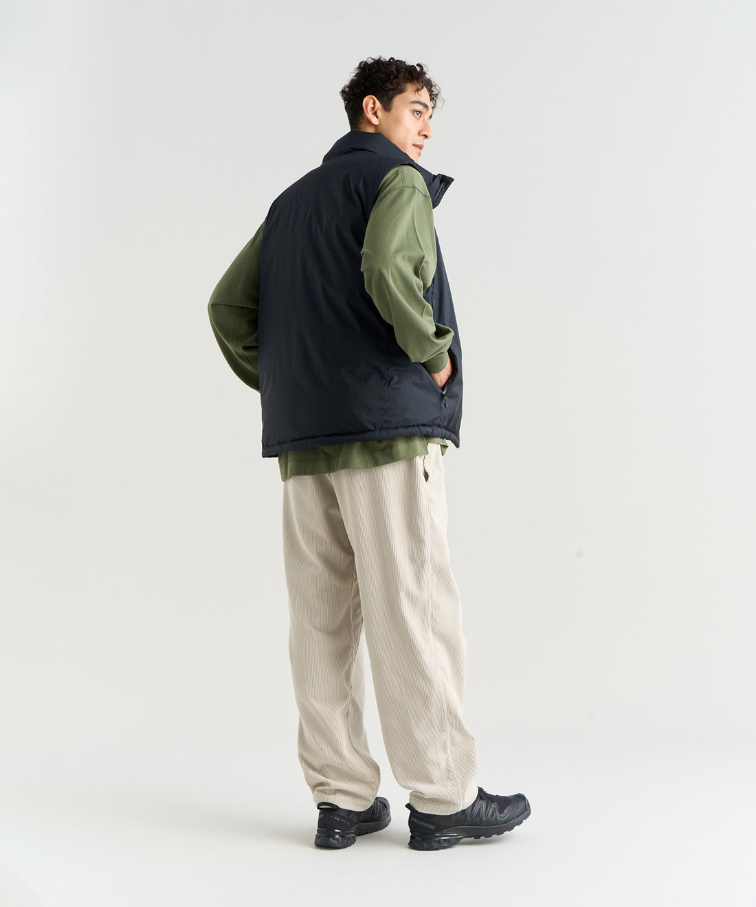 NANGA AURORA TEX STAND COLLAR DOWN VEST(MEN) / 極光羽絨背心外套 男士