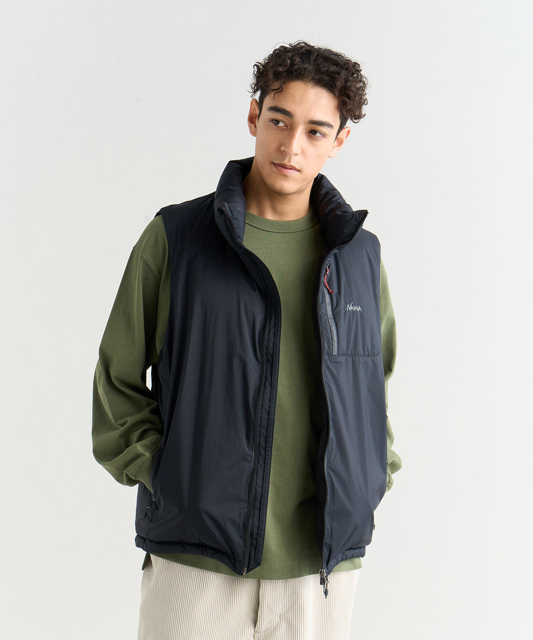 NANGA AURORA TEX STAND COLLAR DOWN VEST(MEN) / 極光羽絨背心外套 男士