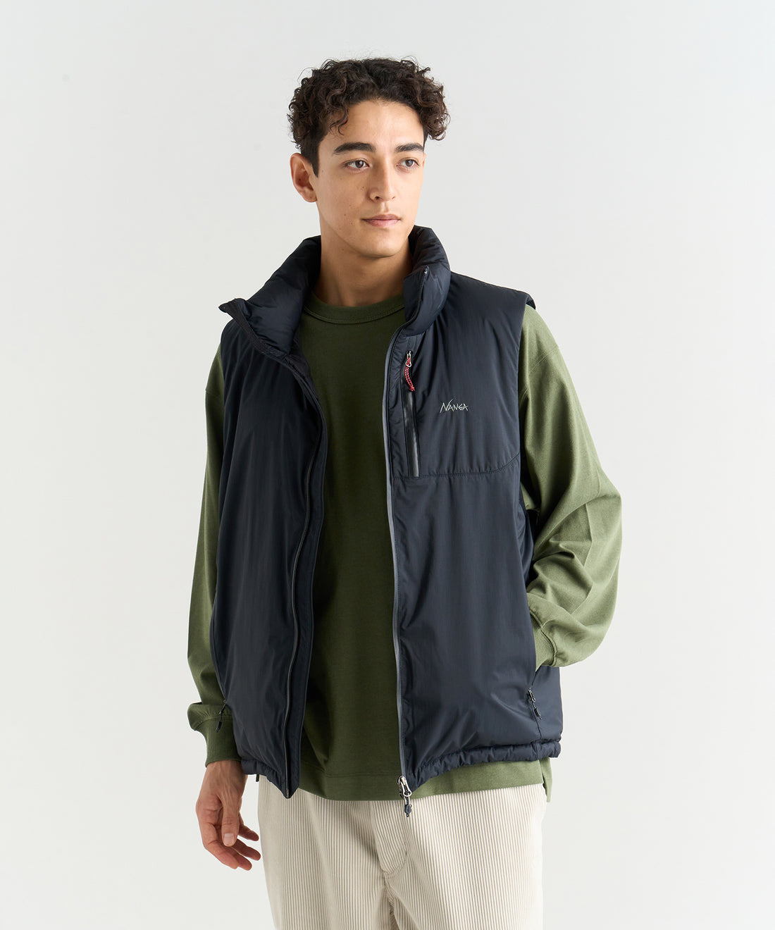 NANGA AURORA TEX STAND COLLAR DOWN VEST(MEN) / 極光羽絨背心外套 男士