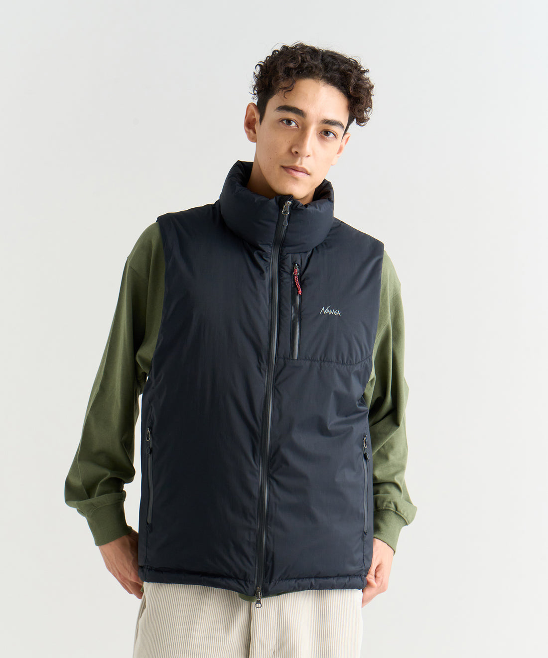 NANGA AURORA TEX STAND COLLAR DOWN VEST(MEN) / 極光羽絨背心外套 男士