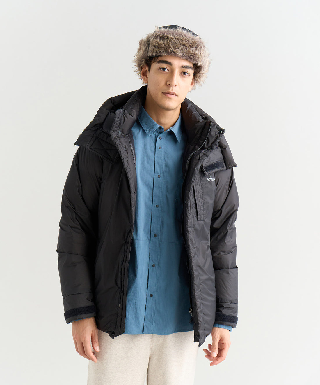 NANGA AURORA TEX LIGHT UTILITY DOWN JACKET(MEN) / 機能羽絨立領外套