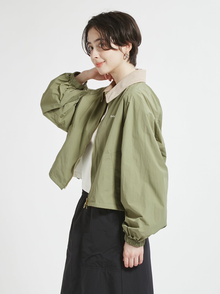 BARBOUR / 短版剪裁 輕量尼龍外套(日本限定 / 女裝)