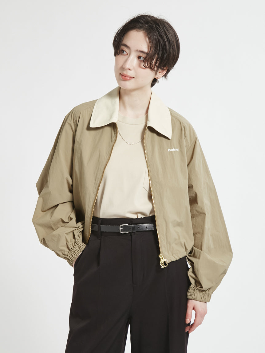 BARBOUR / 短版剪裁 輕量尼龍外套(日本限定 / 女裝)