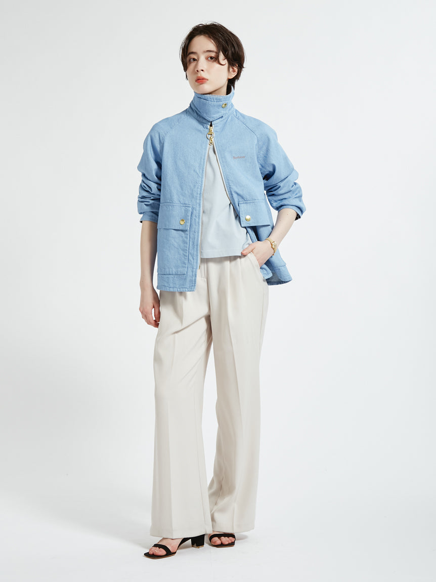 BARBOUR / CRAWLEY 輕量丹寧外套 (日本限定/女裝)