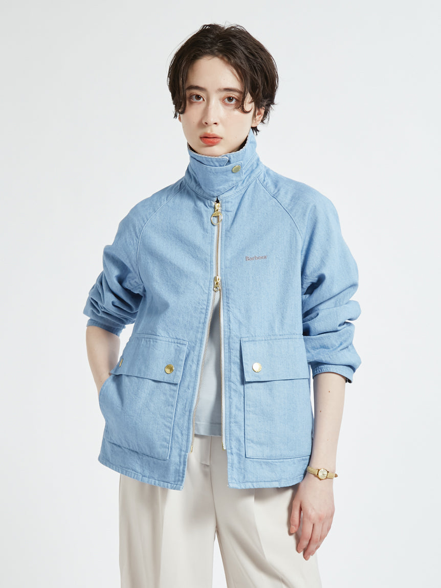 BARBOUR / CRAWLEY 輕量丹寧外套 (日本限定/女裝)