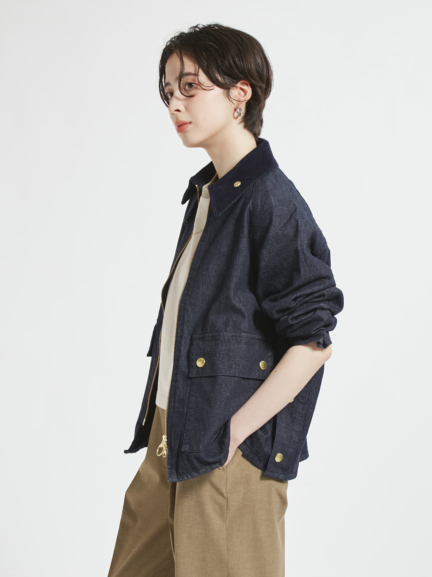 BARBOUR / CRAWLEY 輕量丹寧外套 (日本限定/女裝)