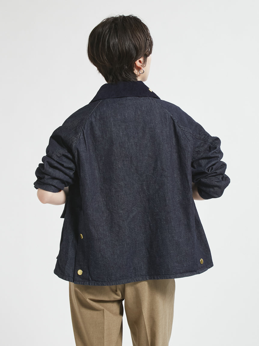 BARBOUR / CRAWLEY 輕量丹寧外套 (日本限定/女裝)