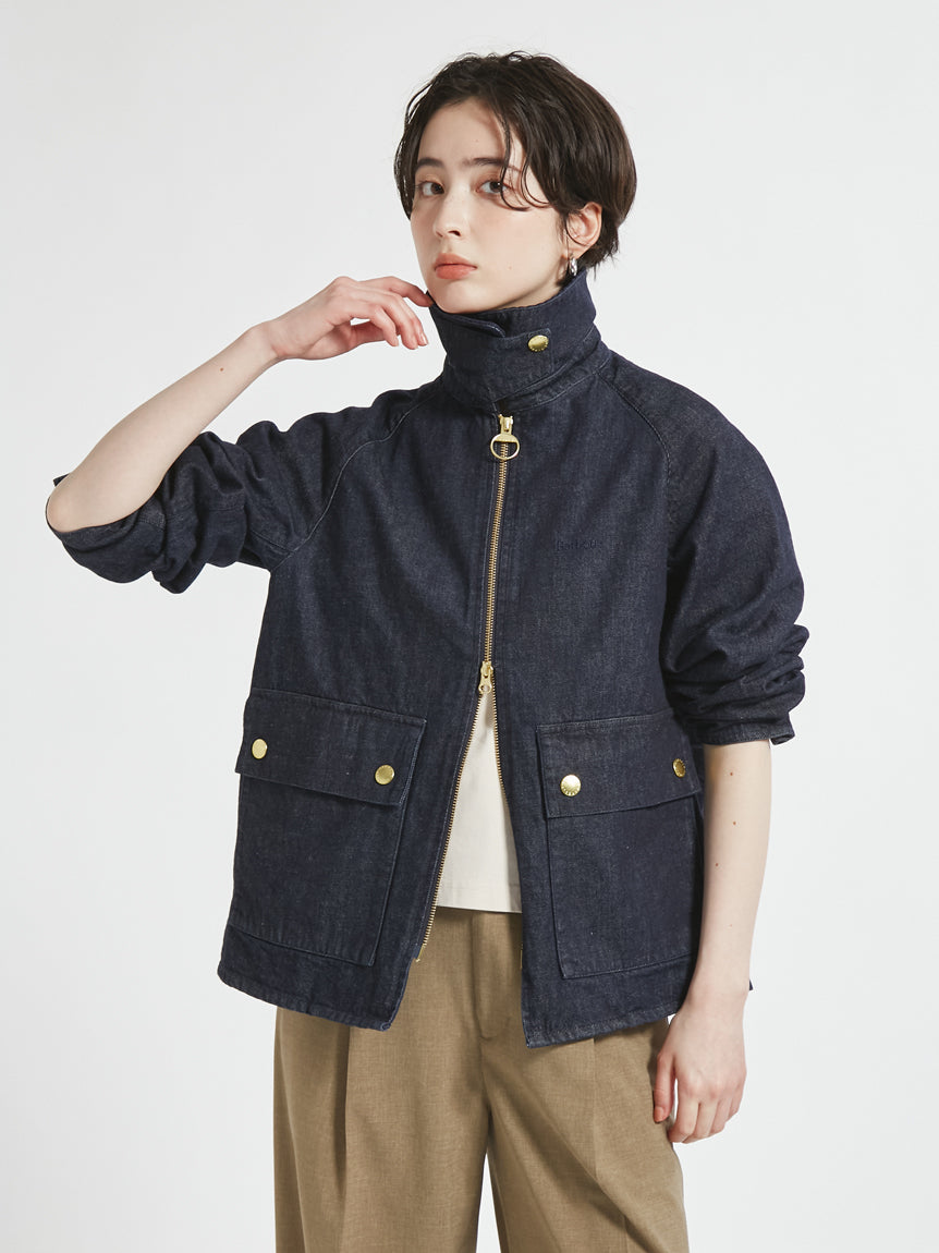 BARBOUR / CRAWLEY 輕量丹寧外套 (日本限定/女裝)
