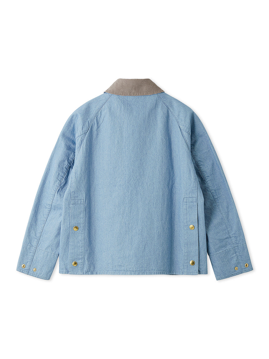 BARBOUR / CRAWLEY 輕量丹寧外套 (日本限定/女裝)