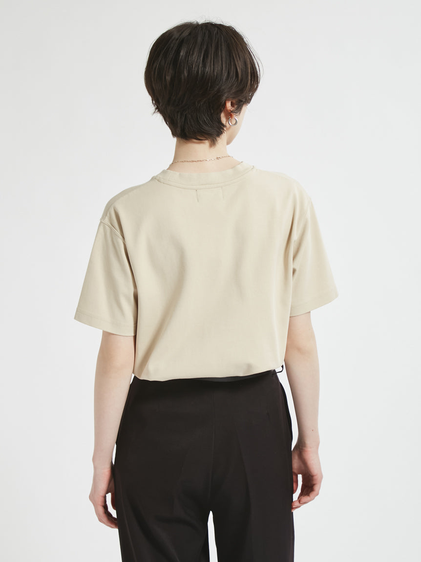 BARBOUR / 胸口刺繡口袋羅馬布 短袖T恤(日本限定/女裝)