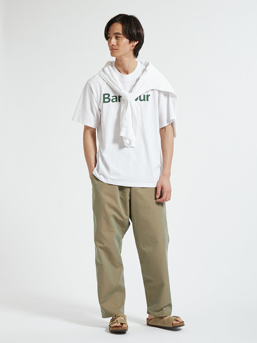BARBOUR / 前胸標誌印花 短袖T恤(日本限定)