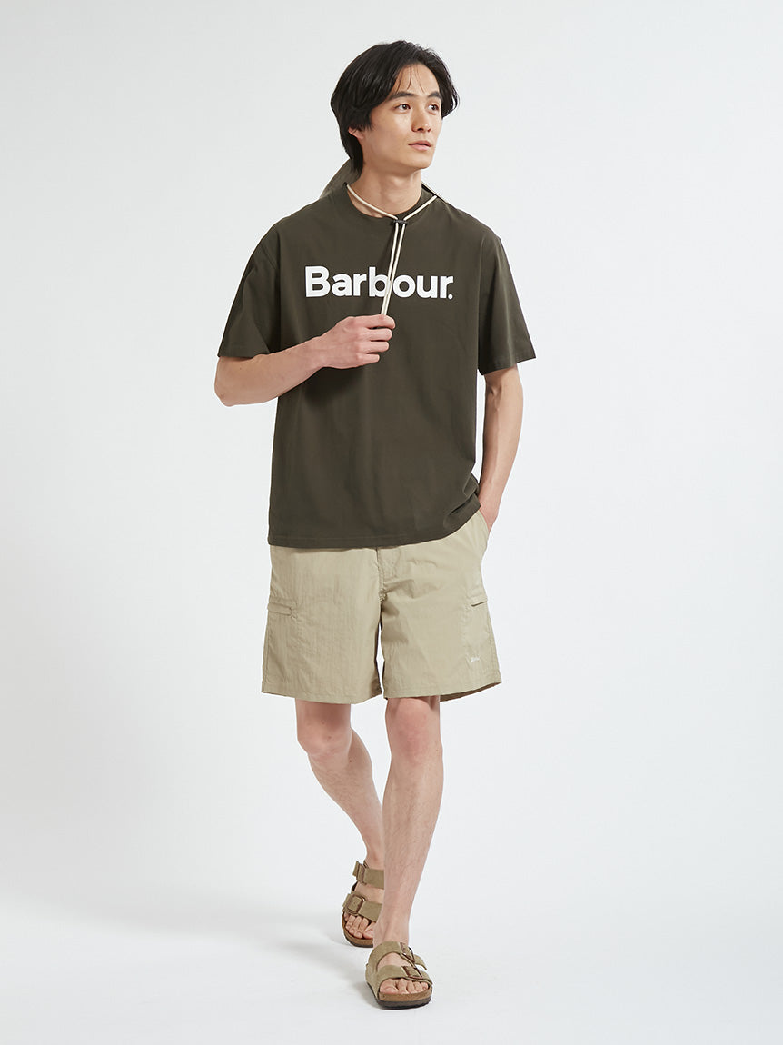 BARBOUR / 前胸標誌印花 短袖T恤(日本限定)