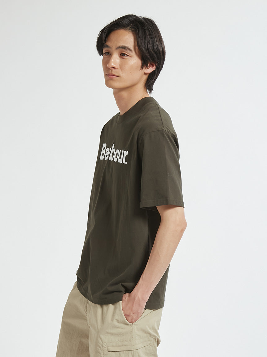 BARBOUR / 前胸標誌印花 短袖T恤(日本限定)
